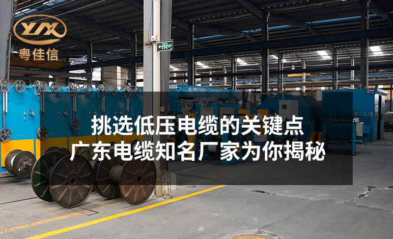 挑選低壓電纜的關(guān)鍵點(diǎn)，廣東電纜知名廠家粵佳信為你揭秘