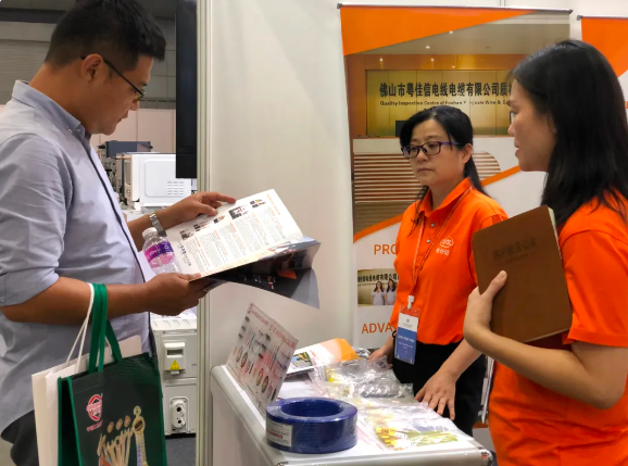 電力電纜知名廠家粵佳信公司精彩亮相2024中國機電產品（新加坡）品牌展覽會